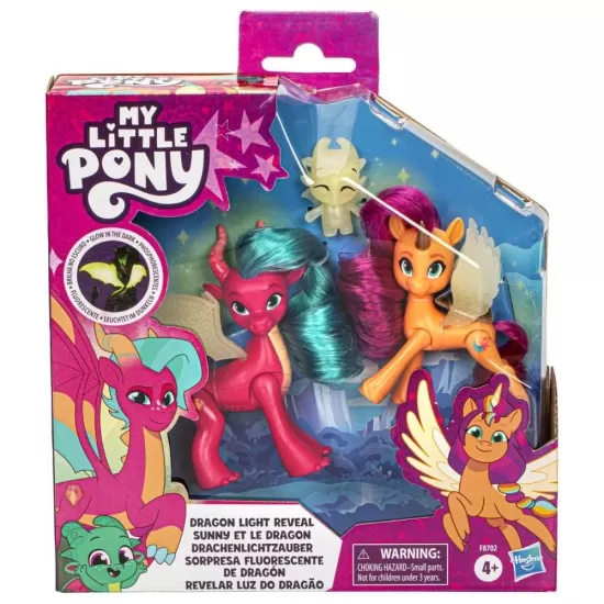 Set 2 figurine My Little Pony Dragon Light Reveal Set 2 figurine My Little Pony Dragon Light Reveal