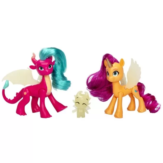 Set 2 figurine My Little Pony Dragon Light Reveal Set 2 figurine My Little Pony Dragon Light Reveal
