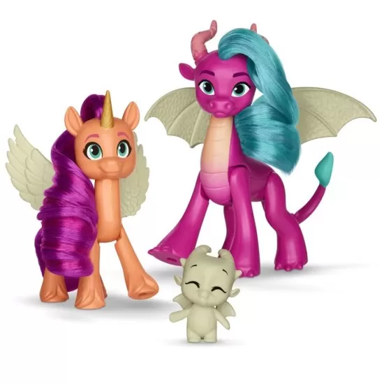 Set 2 figurine My Little Pony Dragon Light Reveal Set 2 figurine My Little Pony Dragon Light Reveal