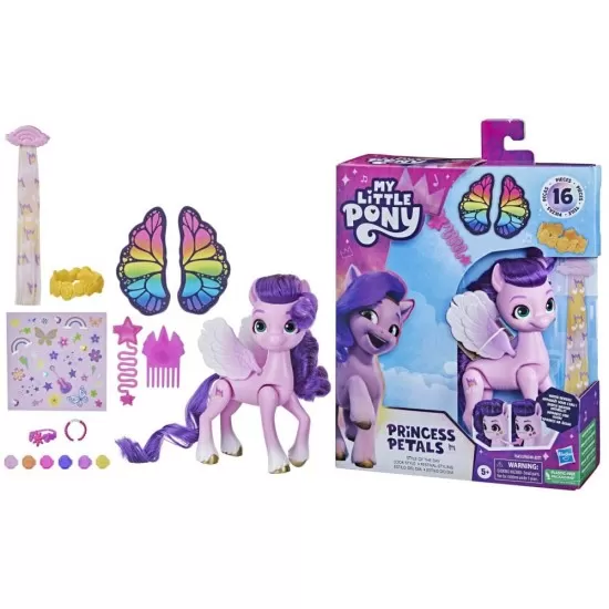 Set figurina cu accesorii My Little Pony Style of the Day Princess Petals 14 cm Set figurina cu accesorii My Little Pony Style of the Day Princess Petals 14 cm