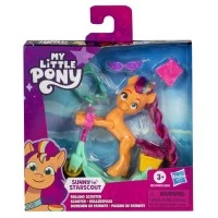 Set figurina My Little Pony Sunny Starscout cu scooter si accesorii