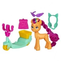 Set figurina My Little Pony Sunny Starscout cu scooter si accesorii
