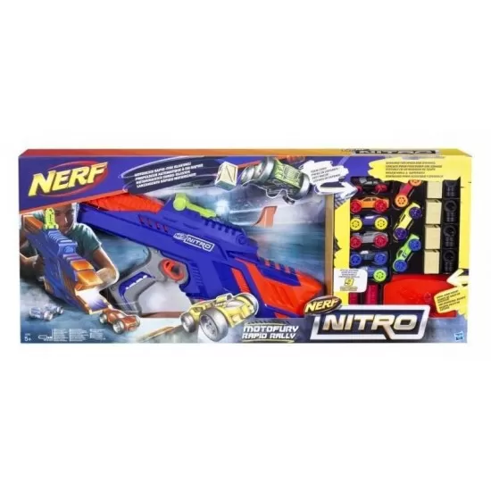 Lansator masinute Nerf Nitro Motofury Rapid Rally Lansator masinute Nerf Nitro Motofury Rapid Rally