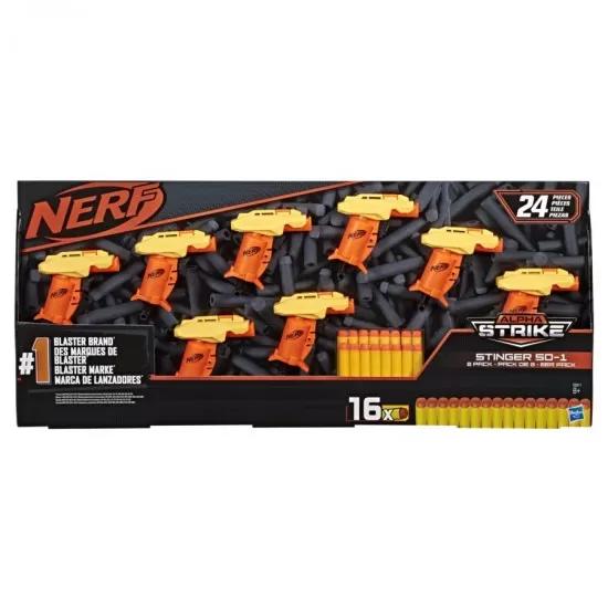 Set 8 blastere Nerf Alpha Strike Stinger SD1 Set 8 blastere Nerf Alpha Strike Stinger SD1