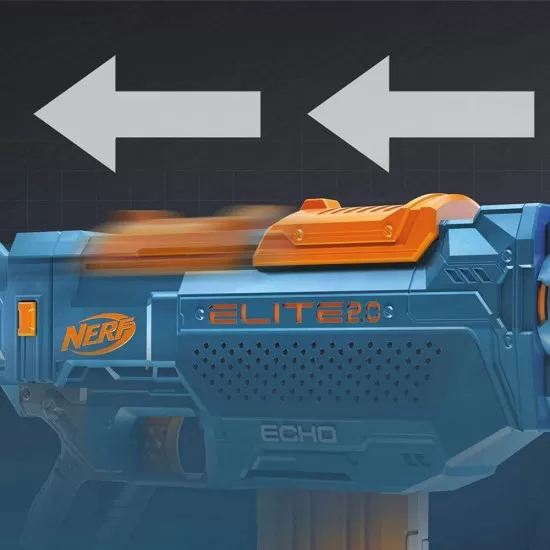 Blaster Nerf 2.0 Elite Echo CS-10 Blaster Nerf 2.0 Elite Echo CS-10