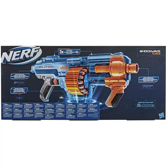 Blaster Nerf 2.0 Elite Shockwave RD-15 Blaster Nerf 2.0 Elite Shockwave RD-15