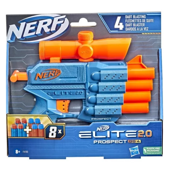 Blaster Nerf Elite 2.0 Prospect QS 4 Blaster Nerf Elite 2.0 Prospect QS 4