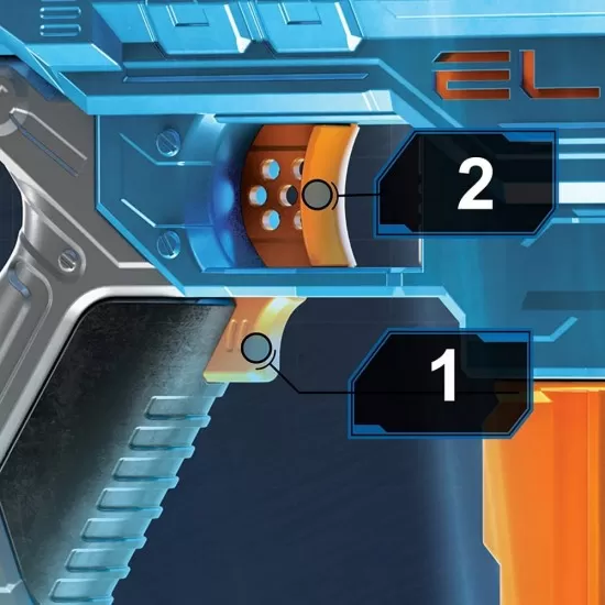 Blaster Nerf Elite 2.0 Turbine CS-18 Blaster Nerf Elite 2.0 Turbine CS-18