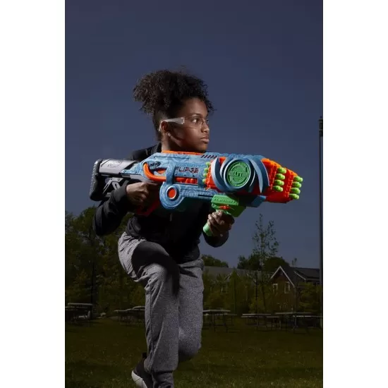 Blaster Nerf Elite Flip cu 32 cartuse