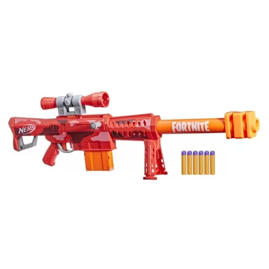 Blaster Nerf Fortnite Heavy SR cu 6 cartuse Blaster Nerf Fortnite Heavy SR cu 6 cartuse
