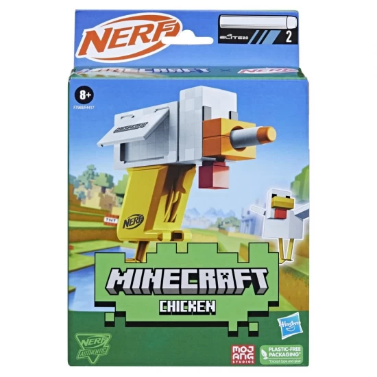Blaster Nerf Minecraft Microshots Chicken