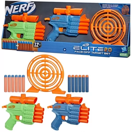 Set Blaster Nerf Elite 2.0 Face Off Target Set Blaster Nerf Elite 2.0 Face Off Target