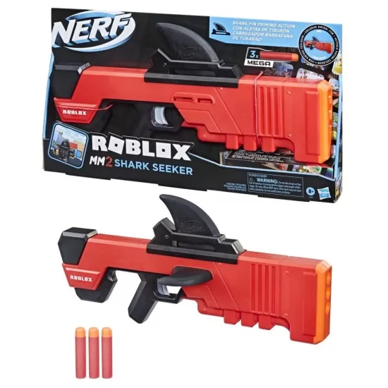 Blaster Nerf Roblox MM2 Shark Seeker Blaster Nerf Roblox MM2 Shark Seeker