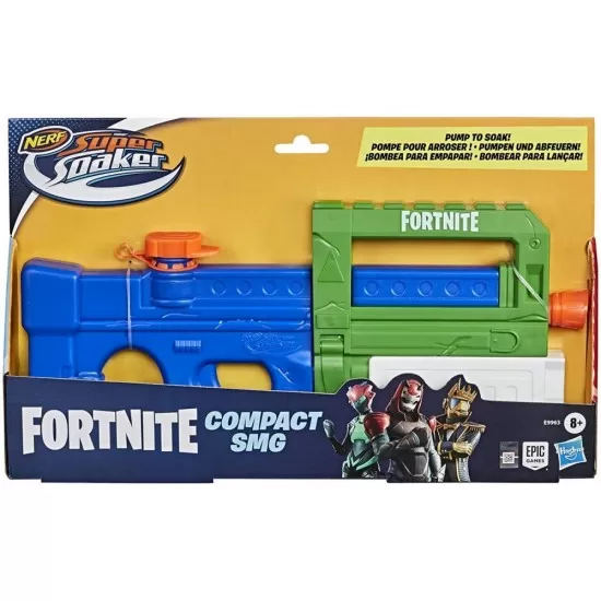Blaster pentru apa Nerf Compact Fornite SMG L Blaster pentru apa Nerf Compact Fornite SMG L