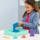 Set complet nisip kinetic albastru Set complet nisip kinetic albastru