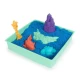Set complet nisip kinetic albastru Set complet nisip kinetic albastru