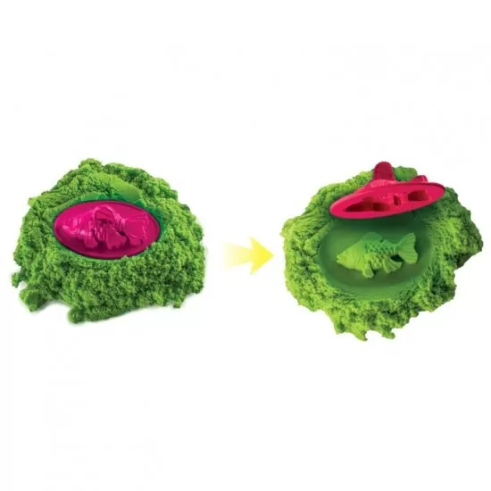 Set complet verde nisip kinetic 454 grame Set complet verde nisip kinetic 454 grame