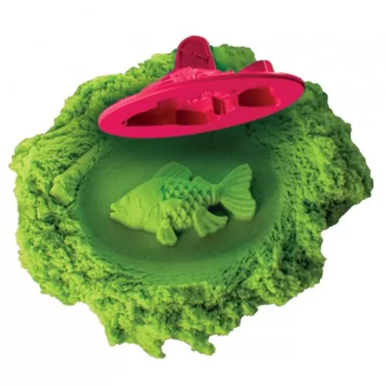 Set complet verde nisip kinetic 454 grame Set complet verde nisip kinetic 454 grame