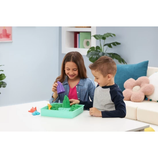 Set complet nisip kinetic verde Set complet nisip kinetic verde