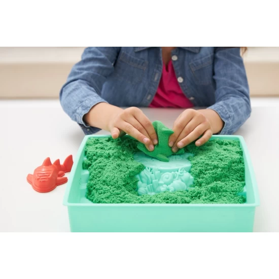 Set complet nisip kinetic verde Set complet nisip kinetic verde