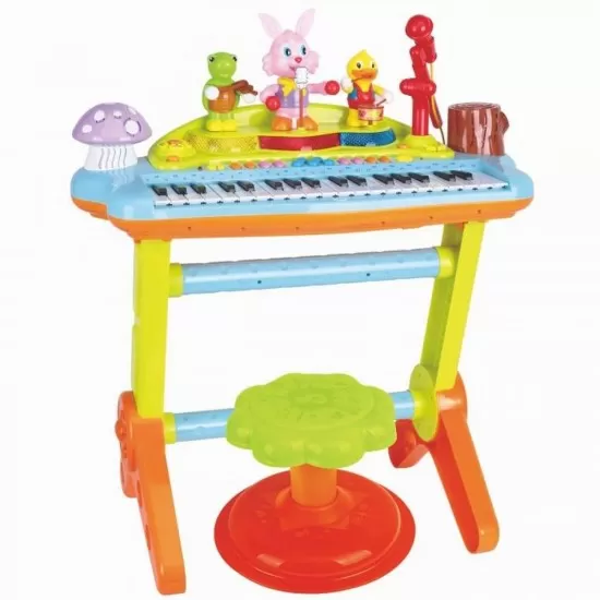 Orga muzicala cu scaunel si orchestra animalutelor Orga muzicala cu scaunel si orchestra animalutelor