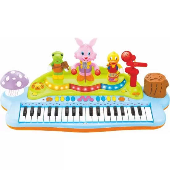 Orga muzicala cu scaunel si orchestra animalutelor Orga muzicala cu scaunel si orchestra animalutelor