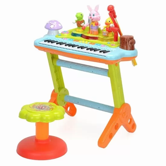 Orga muzicala cu scaunel si orchestra animalutelor Orga muzicala cu scaunel si orchestra animalutelor