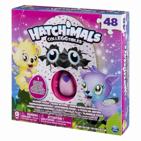 Ou Hatchimals cu puzzle 46 piese Ou Hatchimals cu puzzle 46 piese