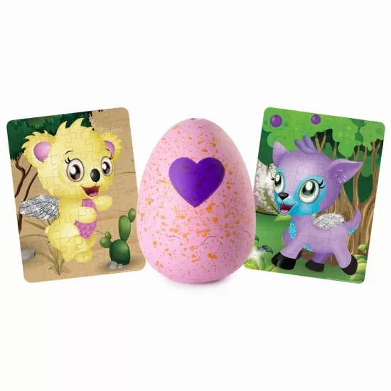 Ou Hatchimals cu puzzle 46 piese Ou Hatchimals cu puzzle 46 piese