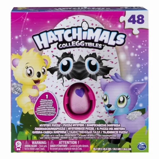 Ou Hatchimals cu puzzle 46 piese Ou Hatchimals cu puzzle 46 piese
