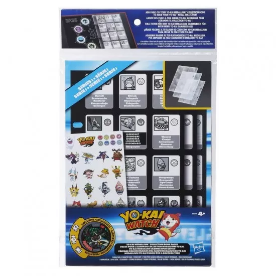 Pagina pentru colectionat medalii Yo-Kai Pagina pentru colectionat medalii Yo-Kai