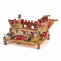 Puzzle 3D corabie pirati Papo