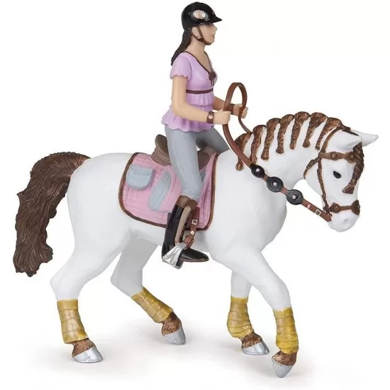 Set de joaca Poney Club boxa carton cu 4 figurine Papo Set de joaca Poney Club boxa carton cu 4 figurine Papo