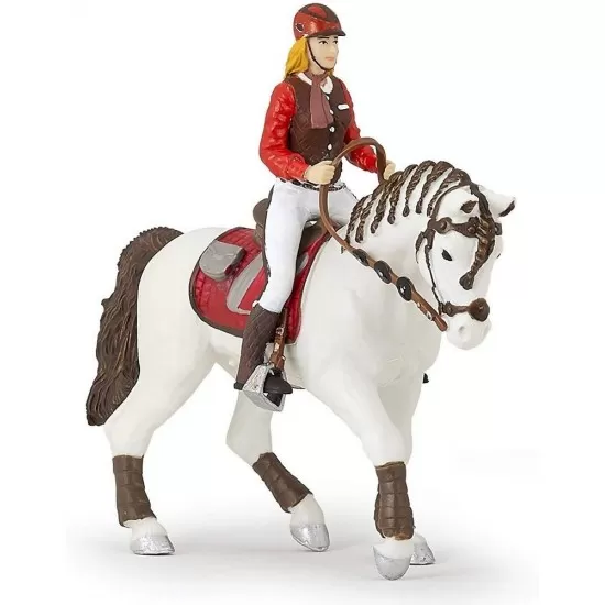 Set de joaca Poney Club boxa carton cu 4 figurine Papo Set de joaca Poney Club boxa carton cu 4 figurine Papo