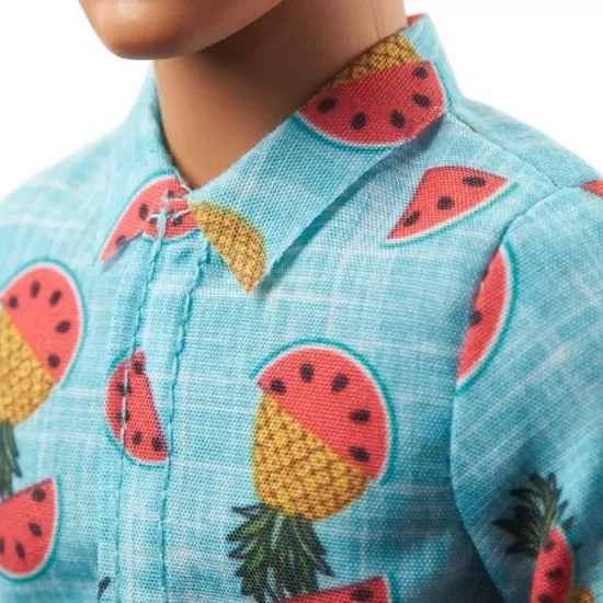 Papusa Ken Barbie Fashionistas cu camasa
