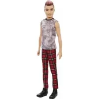 Papusa baiat Barbie Fashionistas cu tinuta punk