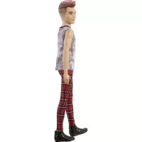 Papusa baiat Barbie Fashionistas cu tinuta punk