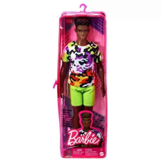 Papusa baiat Barbie Fashionistas Ken cu tinuta verde Papusa baiat Barbie Fashionistas Ken cu tinuta verde