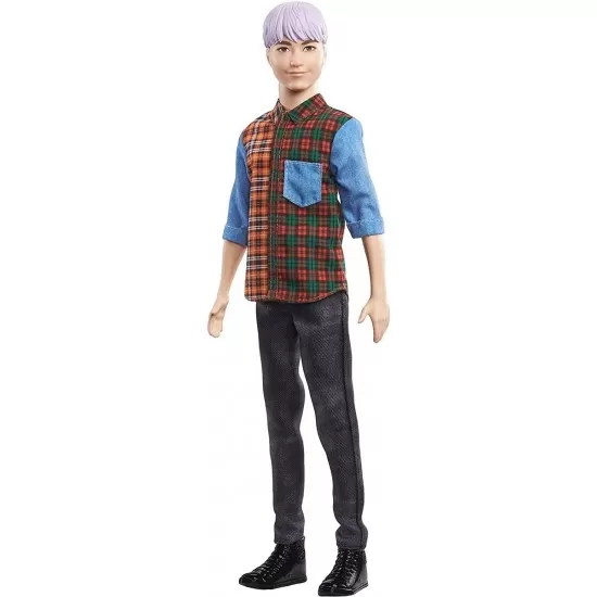 Papusa Ken Barbie Fashionistas Pink Hairstyle Papusa Ken Barbie Fashionistas Pink Hairstyle