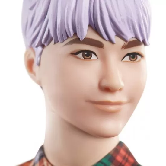 Papusa Ken Barbie Fashionistas Pink Hairstyle Papusa Ken Barbie Fashionistas Pink Hairstyle