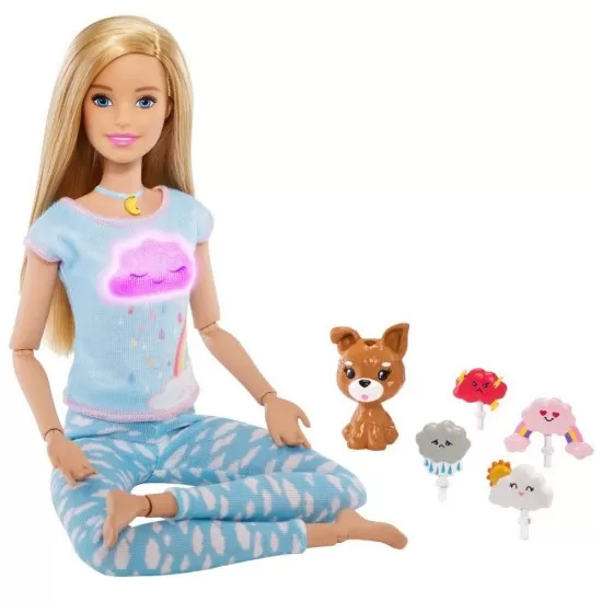 Set de joaca Barbie cu sunete si lumini - 5 exercitii de meditatie Set de joaca Barbie cu sunete si lumini - 5 exercitii de meditatie