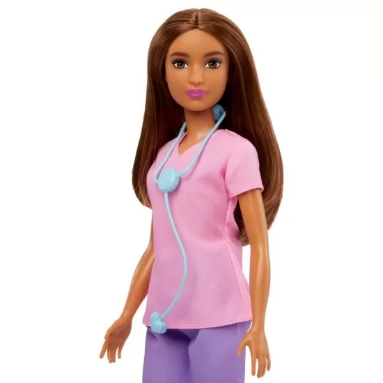 Papusa Barbie Cariere - Asistenta medicala satena