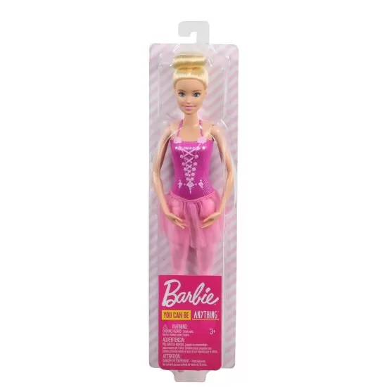 Papusa Barbie balerina blonda cu costum roz Papusa Barbie balerina blonda cu costum roz