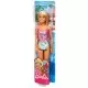 Papusa Barbie blonda cu costum de baie in doua culori Papusa Barbie blonda cu costum de baie in doua culori