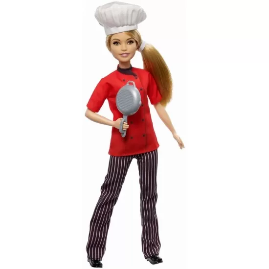 Papusa Barbie Cariere - Chef in bucatarie Papusa Barbie Cariere - Chef in bucatarie
