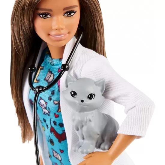 Papusa Barbie Cariere - Medic veterinar Papusa Barbie Cariere - Medic veterinar