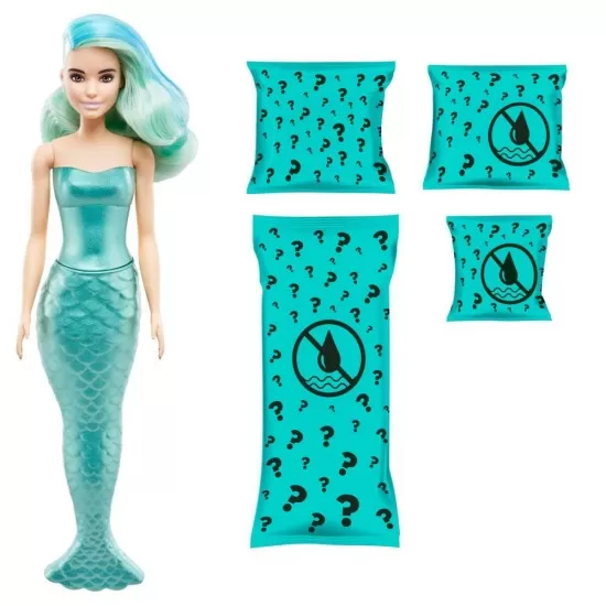 Papusa Barbie Color Reveal Wave Sirena surpriza Papusa Barbie Color Reveal Wave Sirena surpriza