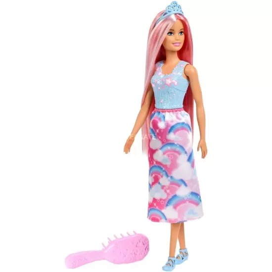Papusa Barbie Dreamtopia Printesa cu perie Papusa Barbie Dreamtopia Printesa cu perie