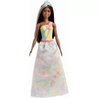 Papusa Barbie Dreamtopia printesa cu suvita roz