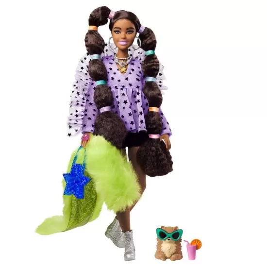 Papusa Barbie Extra Style cu coafura moderna Papusa Barbie Extra Style cu coafura moderna